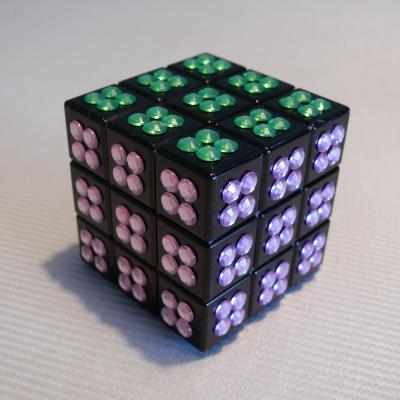 RUBIK'S CUBE STRASS AQUARELLE