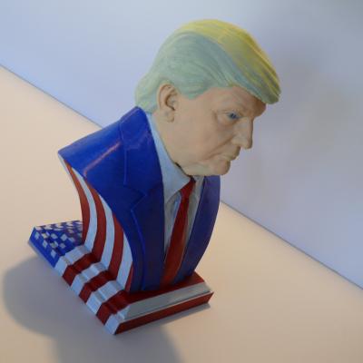DONALD TRUMP BUSTE PAINT