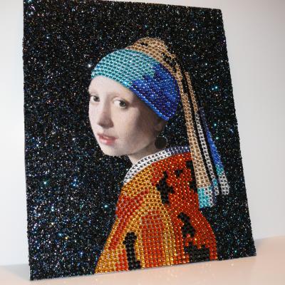 LA FILLE À LA PERLE de VERMEER